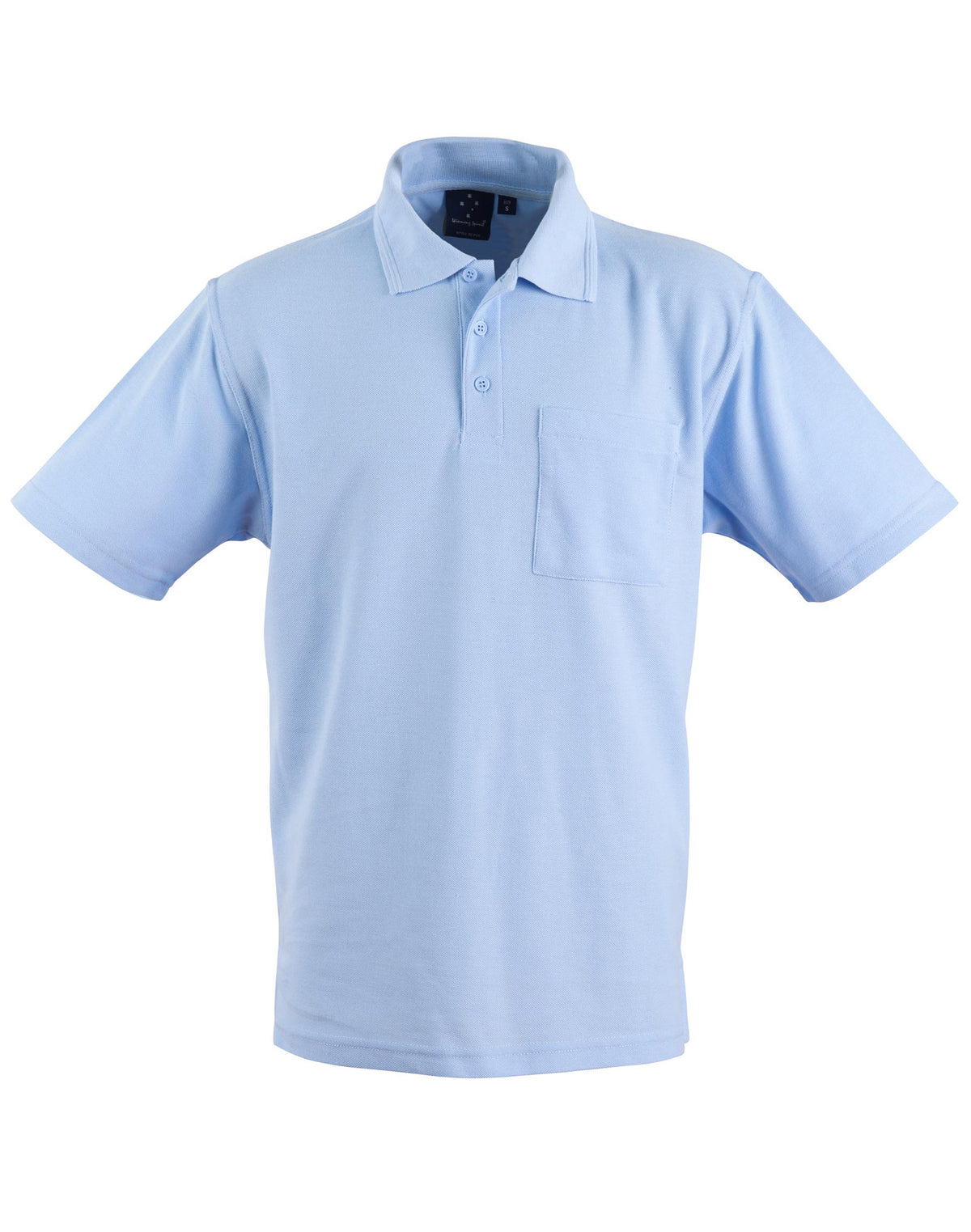 Pocket short sleeve polo - PS41 - Skyblue
