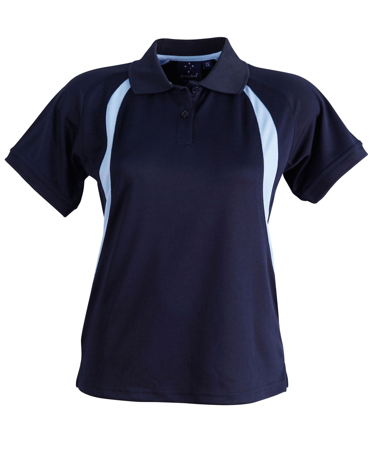 Ladies' CoolDry Soft Mesh Polo - PS52 - Navy / Skyblue