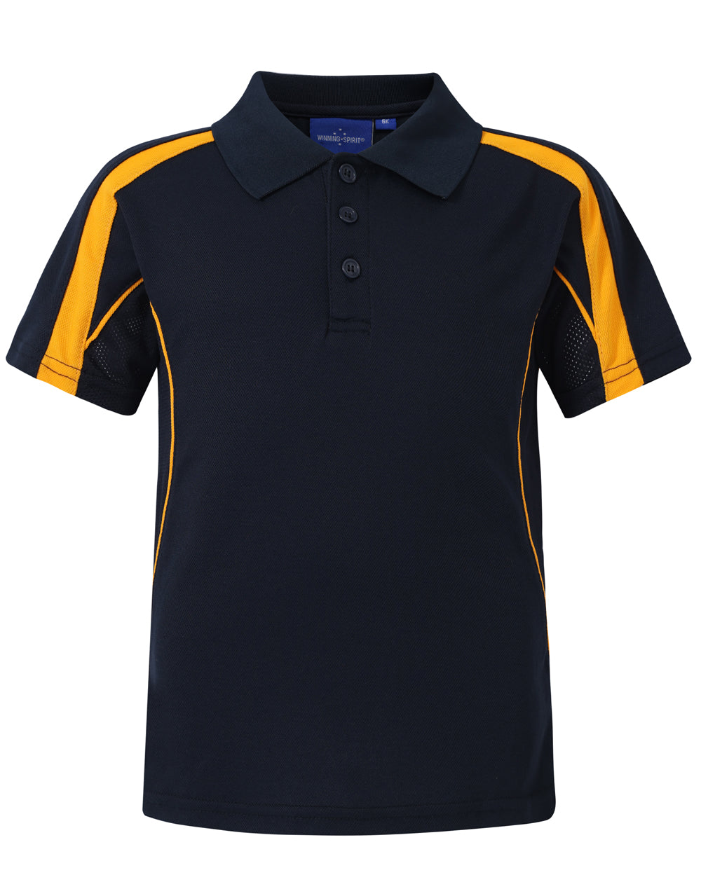 Kids S/S polo truedry - PS53K - Navy / Gold