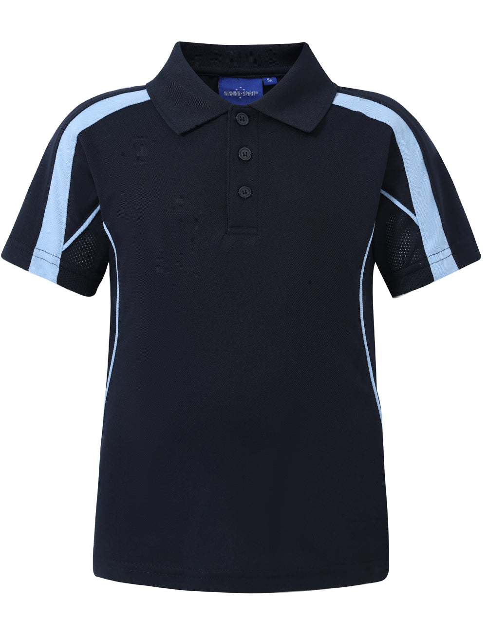 Kids S/S polo truedry - PS53K - Navy / Skyblue