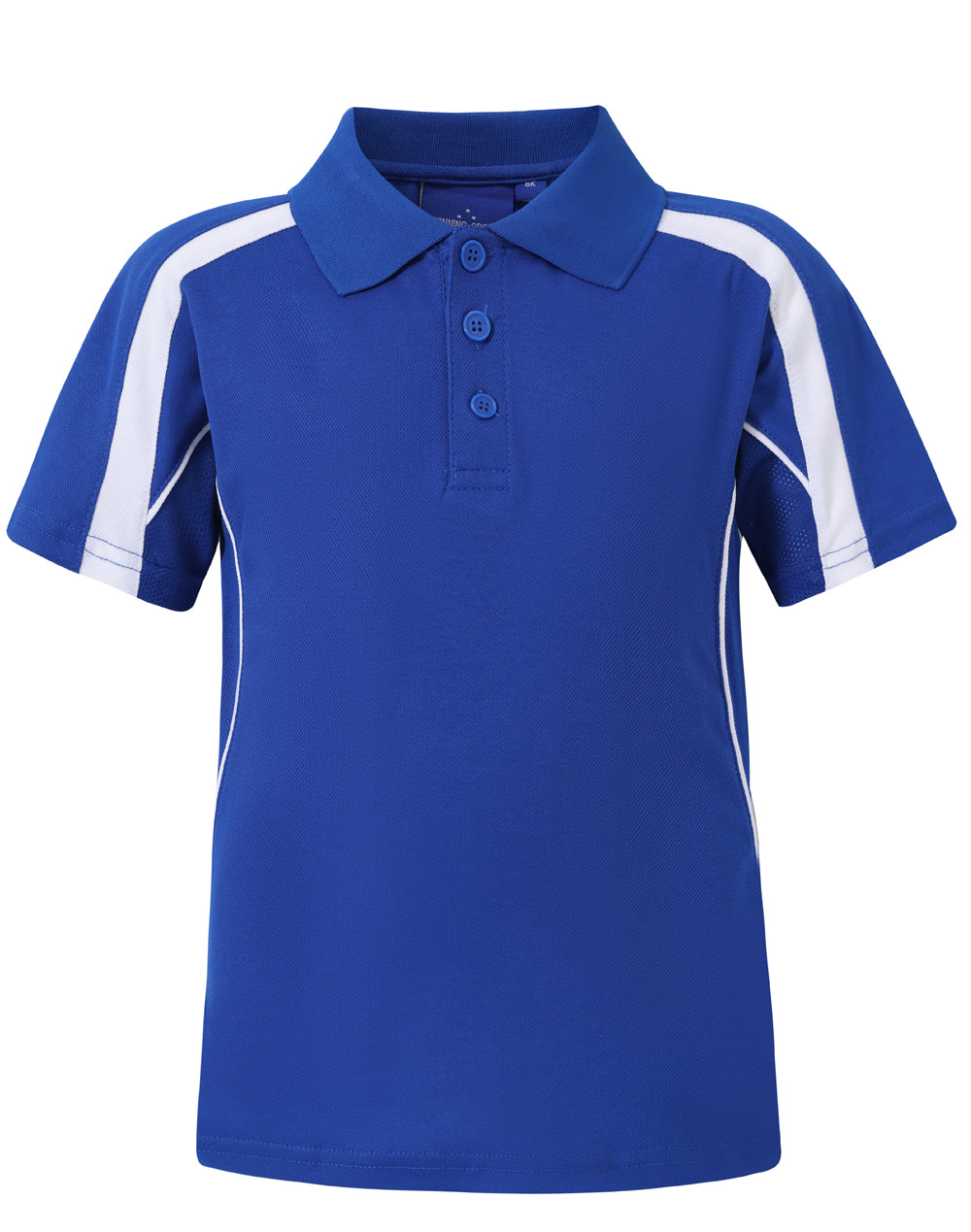 Kids S/S polo truedry - PS53K - Royal / White