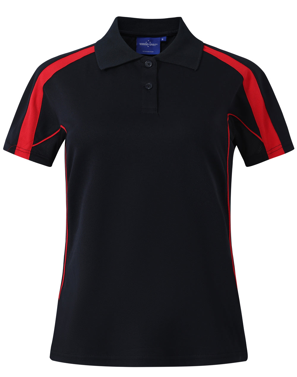 Ladies S/S Sport Polo truedry - PS54 - Navy / Red