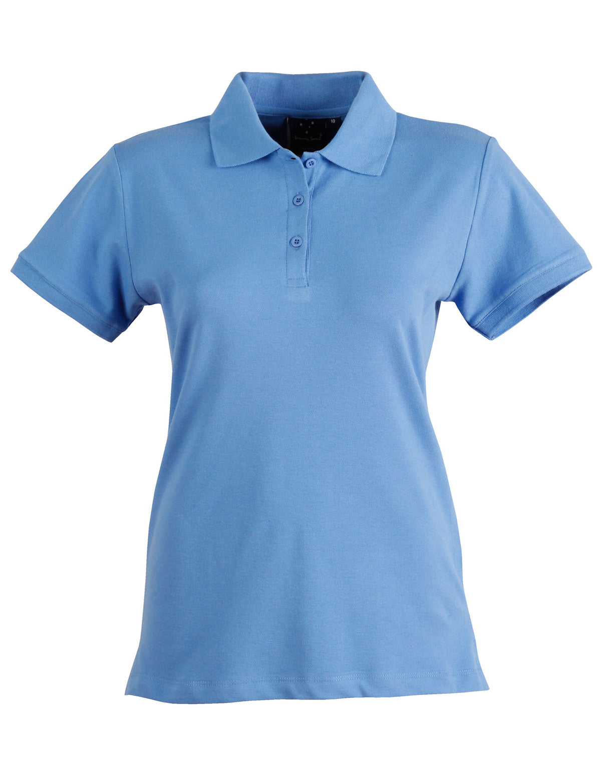Ladies Cotton Stretch Polo - PS56 - Azure Blue