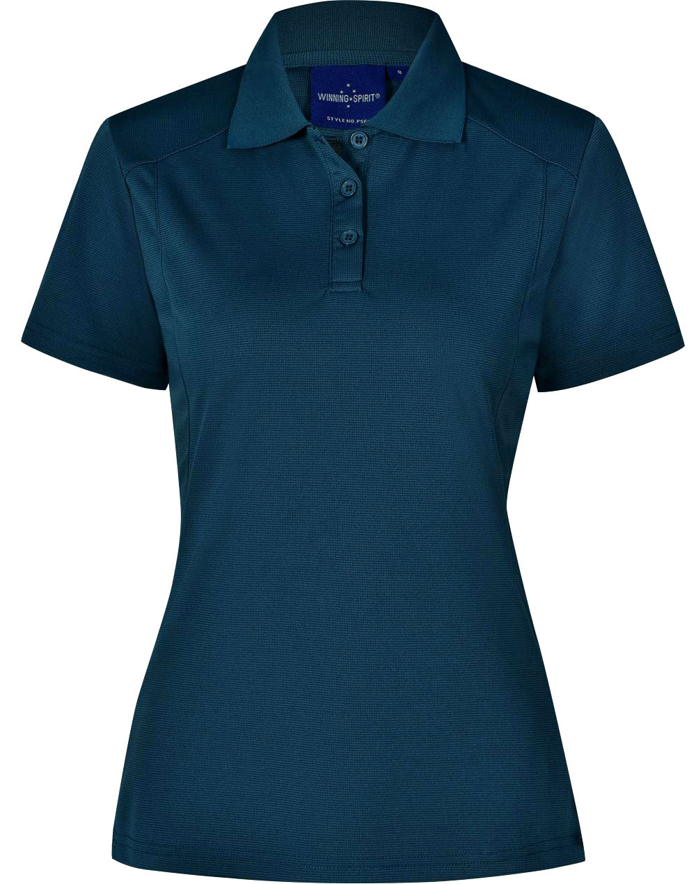 ladies bamboo charcoal S/S Polo - PS60 - Ocean Blue