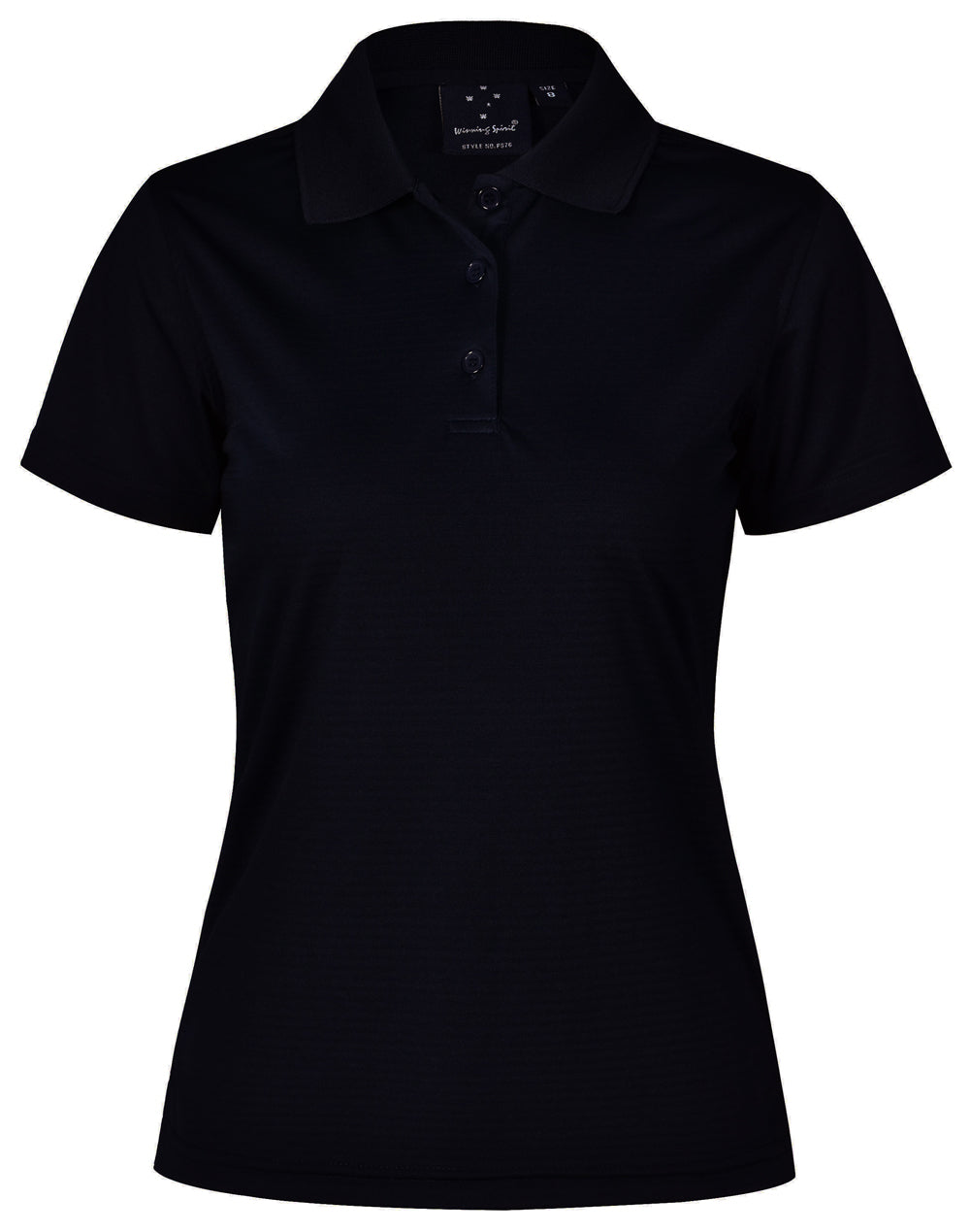 Ladies' Cooldry Textured Polo - PS76 - Black