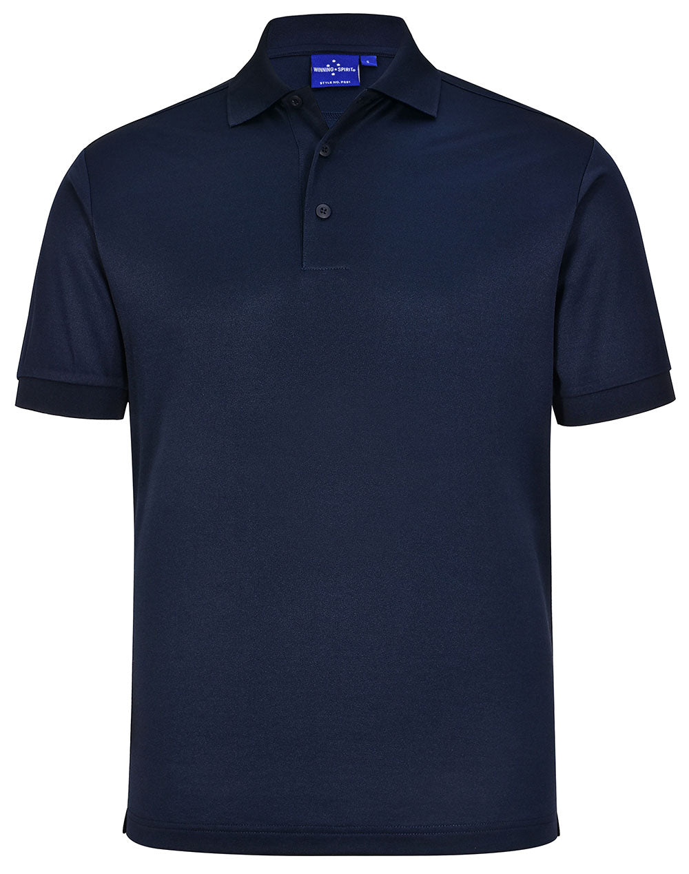 Men's Sustainable Poly/Cotton Corporate S/S Polo - PS91 - Navy