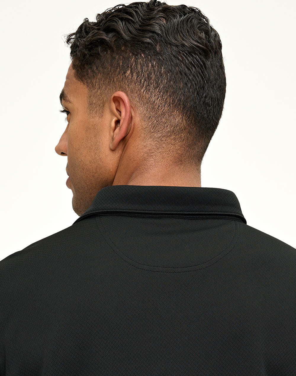 Men's Sustainable Jacquard Knit S/S Polo - PS95 - Winning Spirit