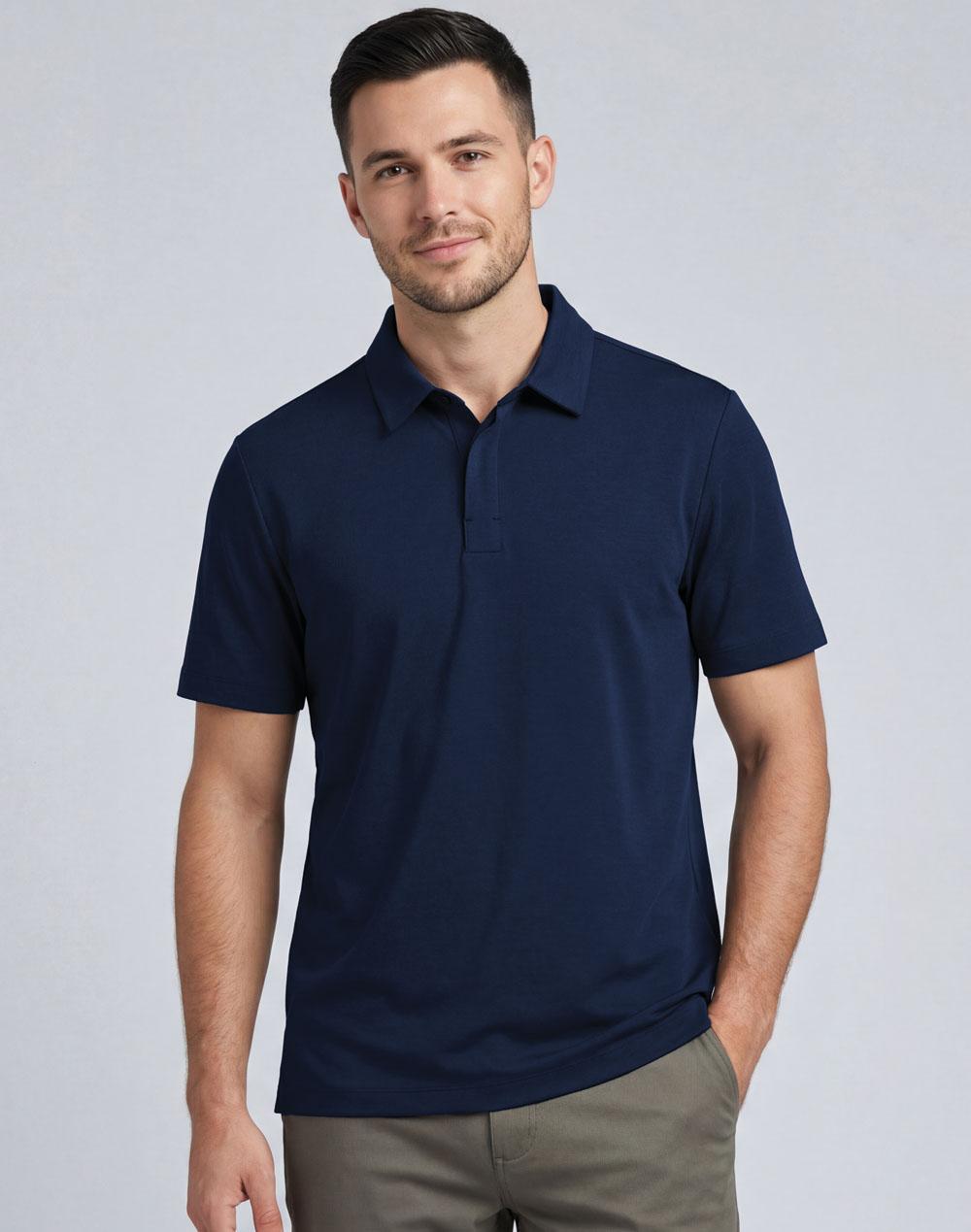 Mens High Performance Graphene Polo