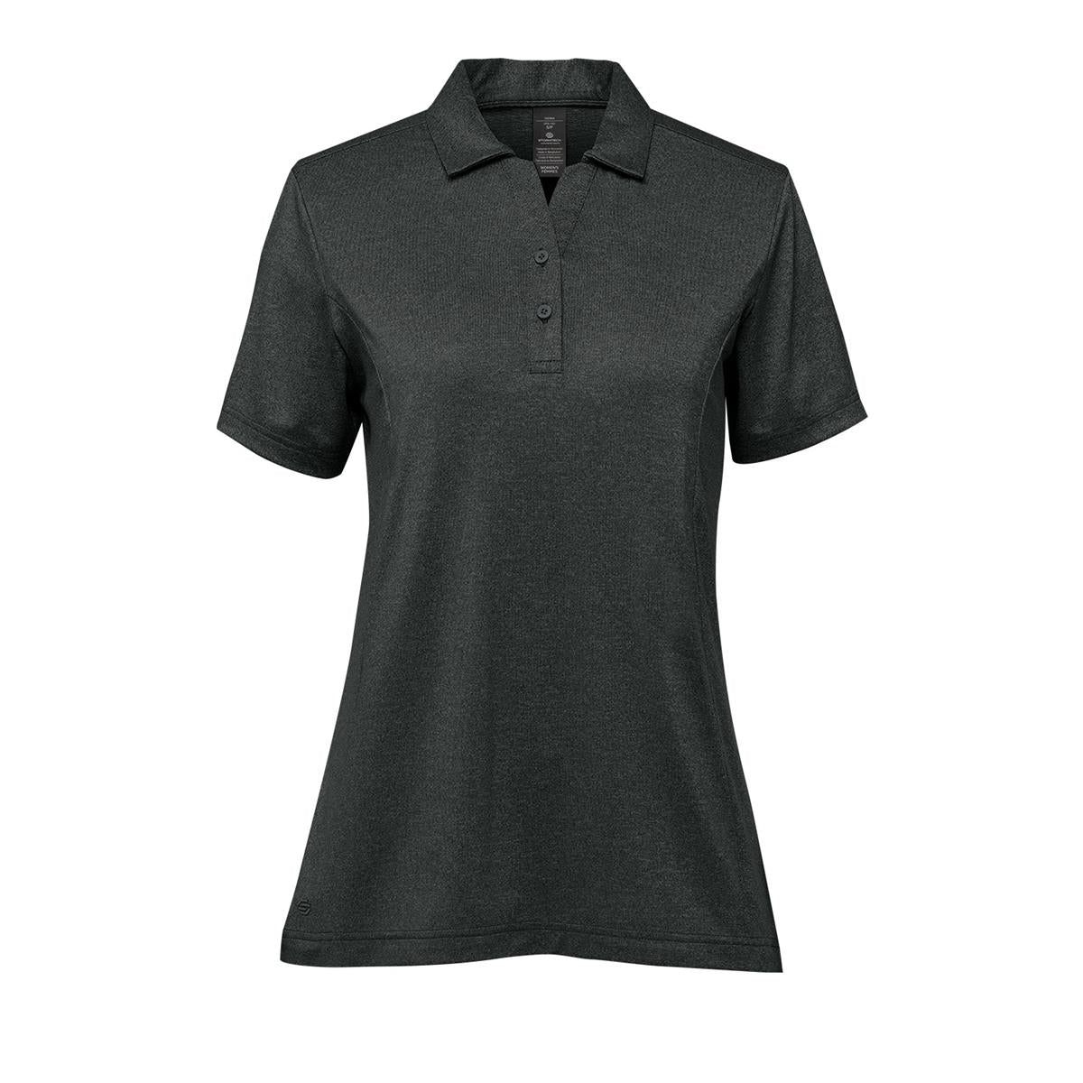 Women's Volante H2X-DRY Polo - Charcoal Heather - Front