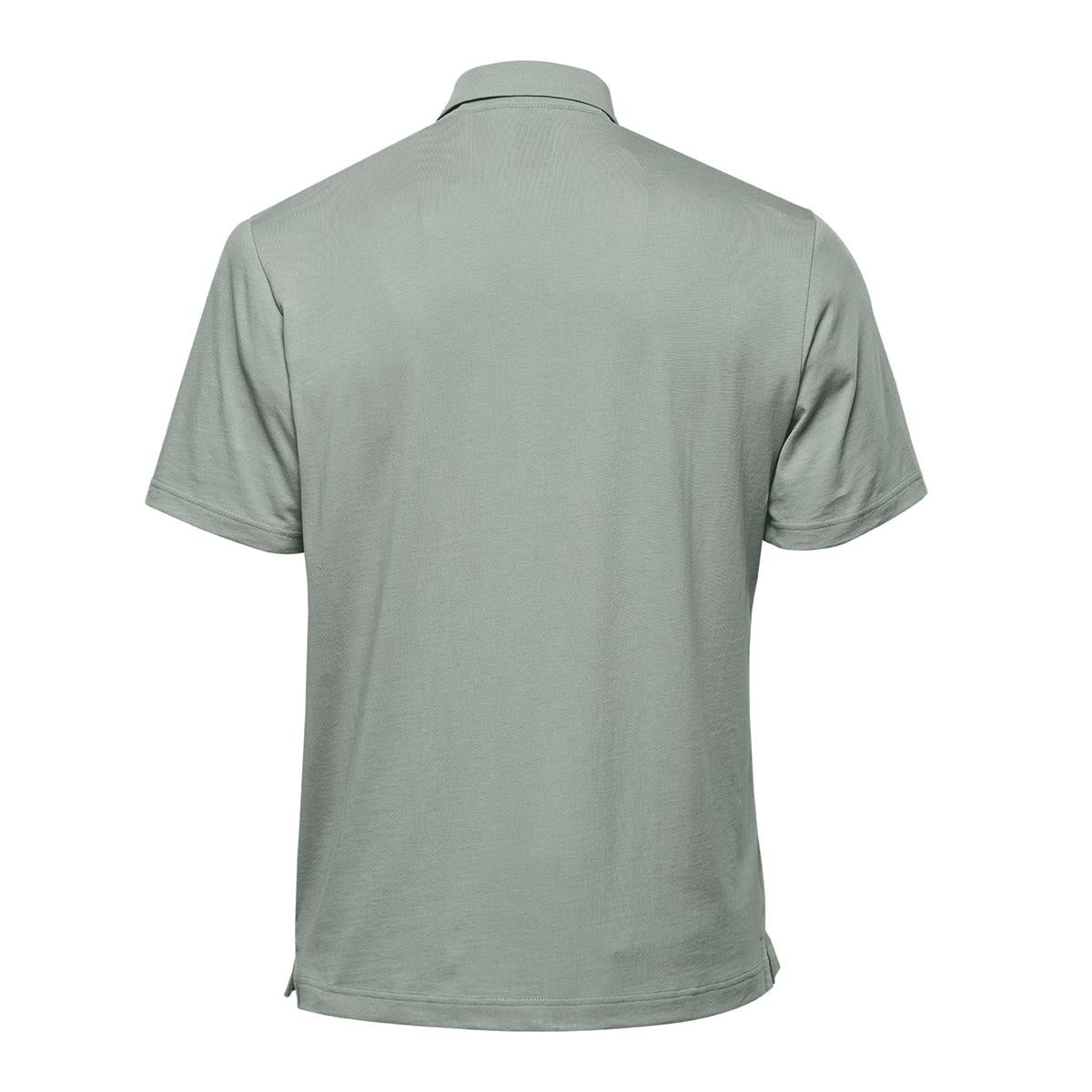 Men's Nevada Micro Pique Polo - Storm Grey - Back