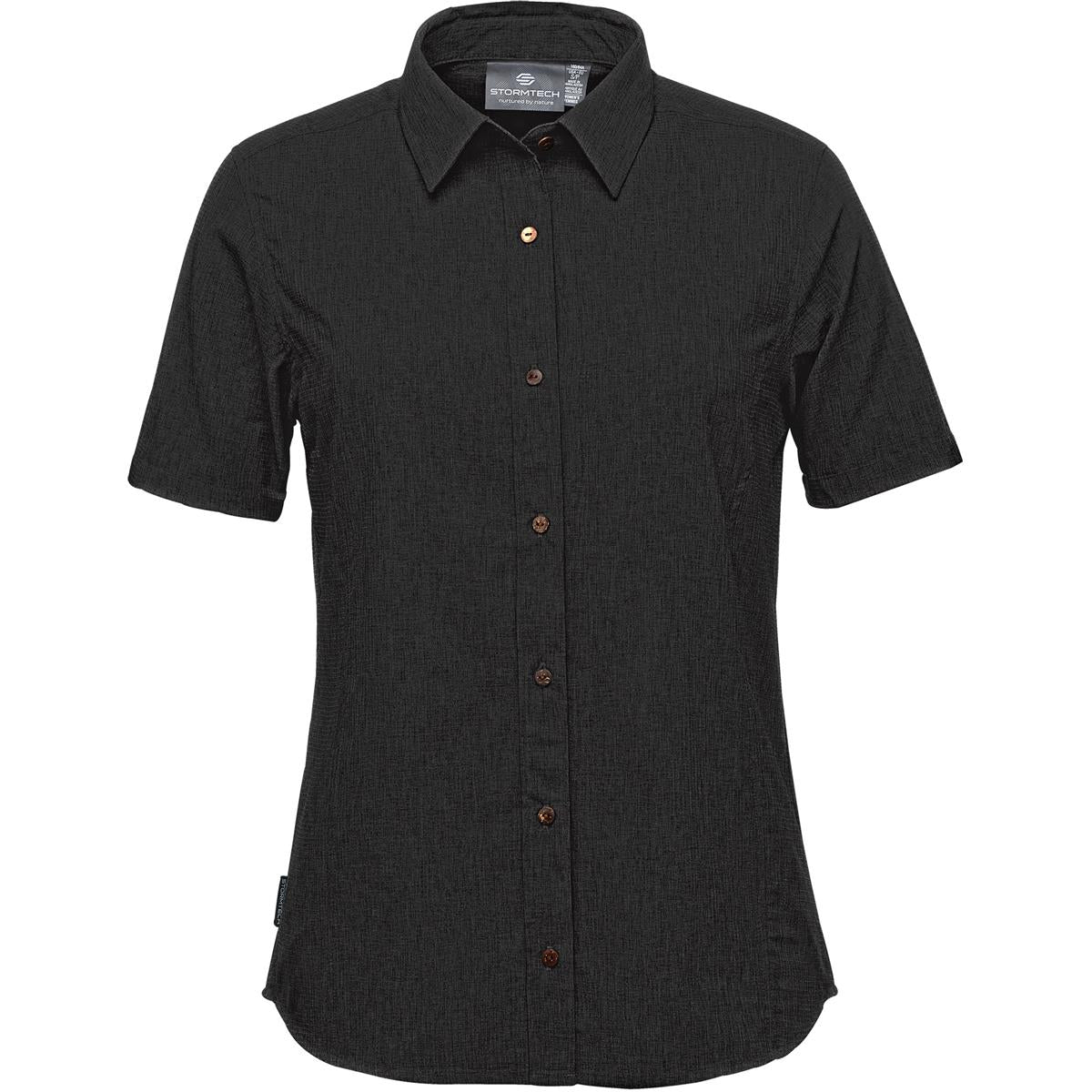 Women's Azores Quick Dry Shirt - Black - Front