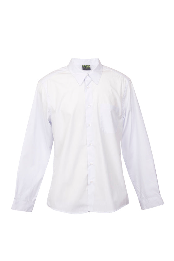 Mens Urban Stripe Shirt - White/Blue - Front