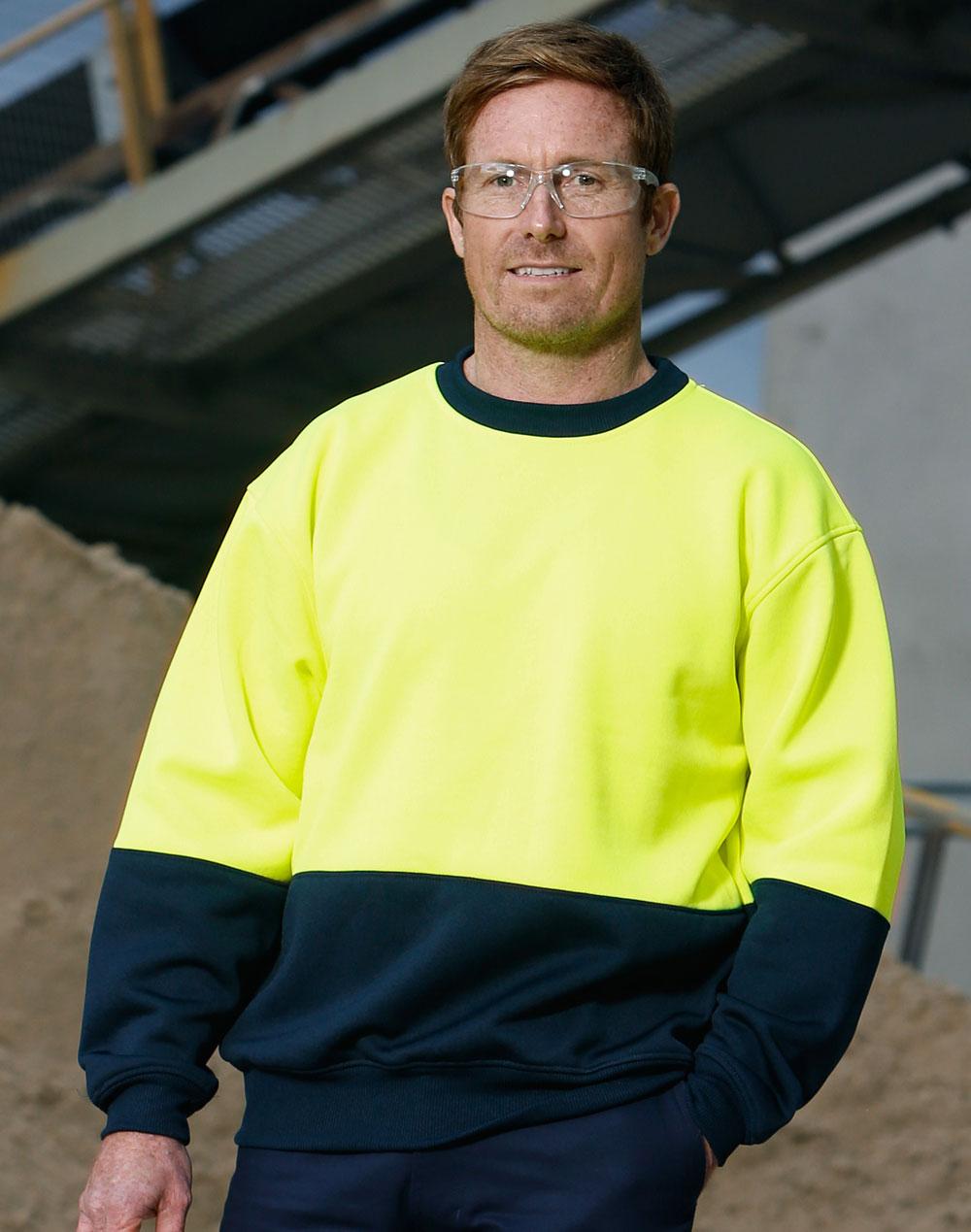 Aiw Hi-Vis two tone safety windcheater SW09