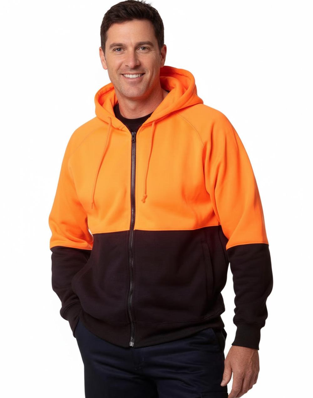 Aiw Hi-Vis Two Tone Fleecy Hoodie SW24