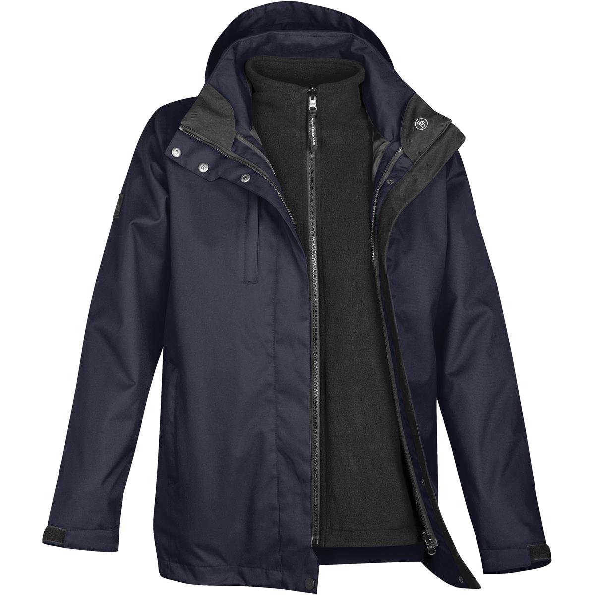 Womens Vortex HD 3-In-1 Parka - Navy - Front