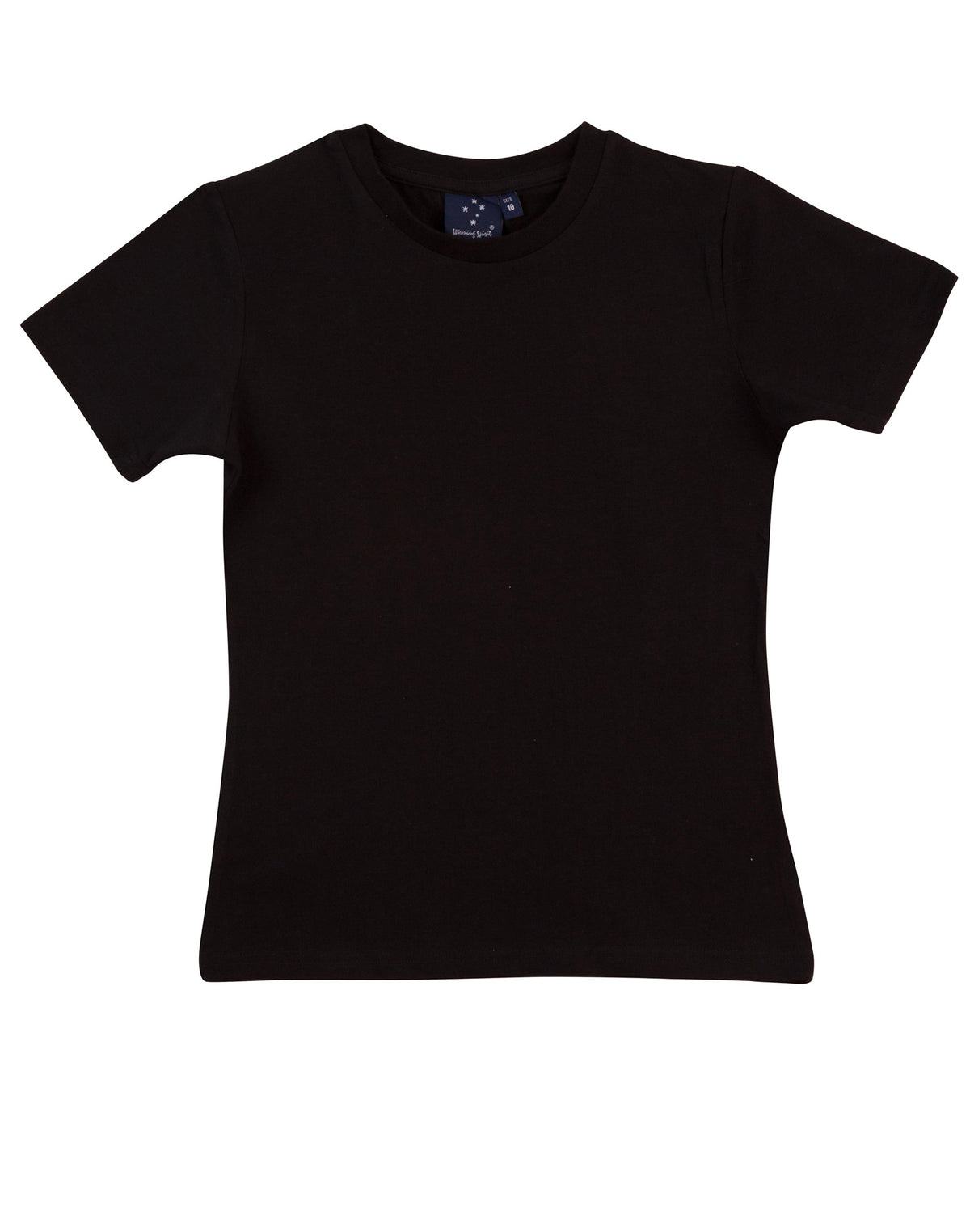 Ladies' fitted strch tee (200gsm) - TS15 - Black