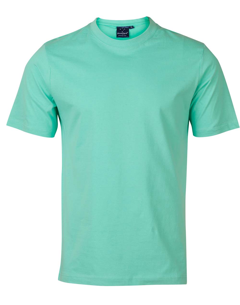 Kid's Cotton Semi Fitted Tee - TS37K - Light Green