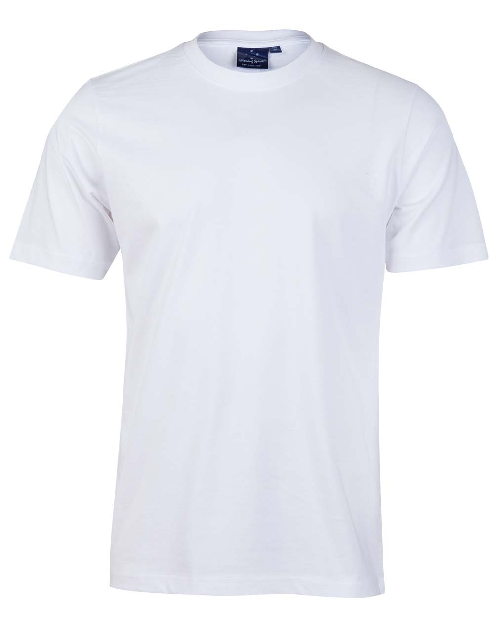 Kid's Cotton Semi Fitted Tee - TS37K - White