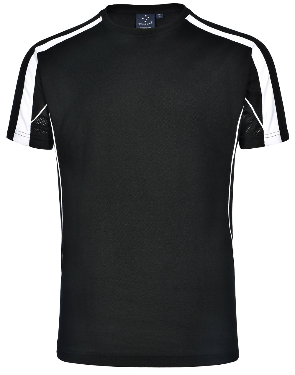 Men's Truedry Fashion S/S T-shirt - TS53 - Black / White