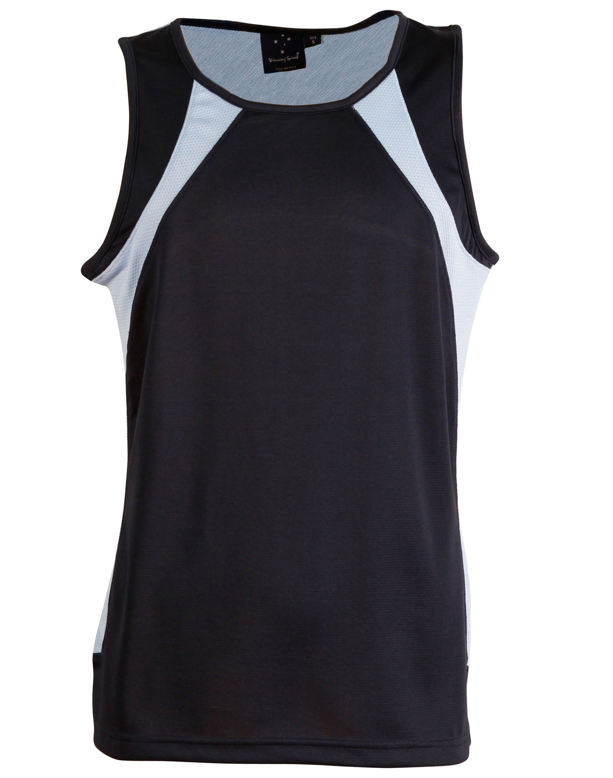 Men's Sprint Singlet - TS73 - Navy / Skyblue