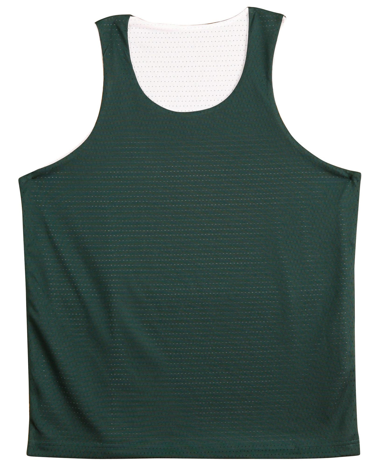Kid's Basketball Singlet - TS81K - Bottle / White