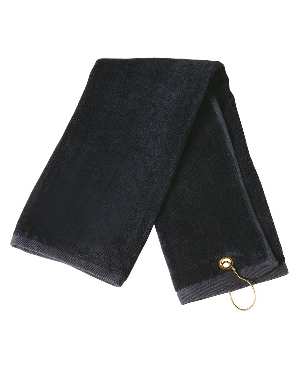 Winning Spirit Golf Towel Eyelet Hook 38 X 65 Cm TW01A