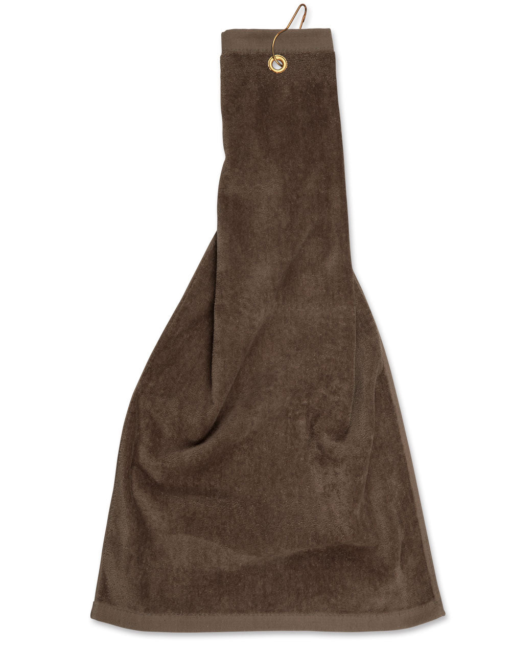 Golf Towel Eyelet Hook 38 X 65 Cm - TW01A - Mocha
