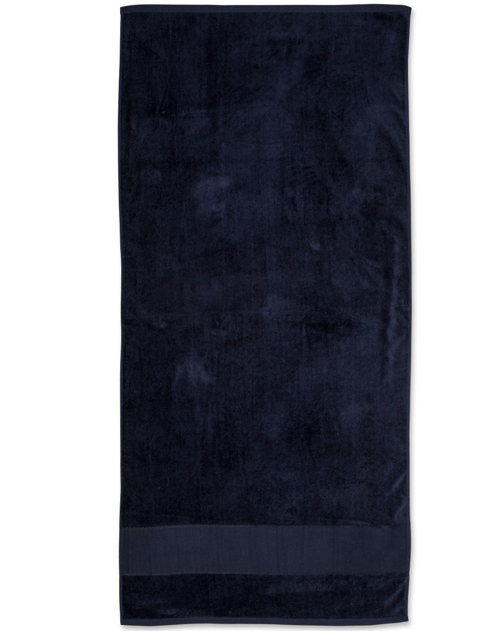Terry Velour Beach Towel 75X150 Cm - TW04A - Navy