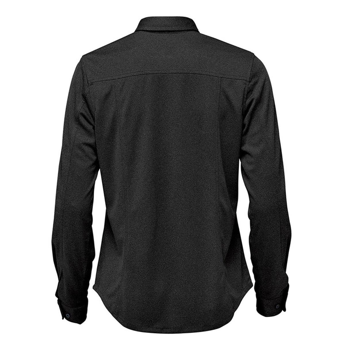 Men's Montauk Long Sleeve Shirt - Black - Back