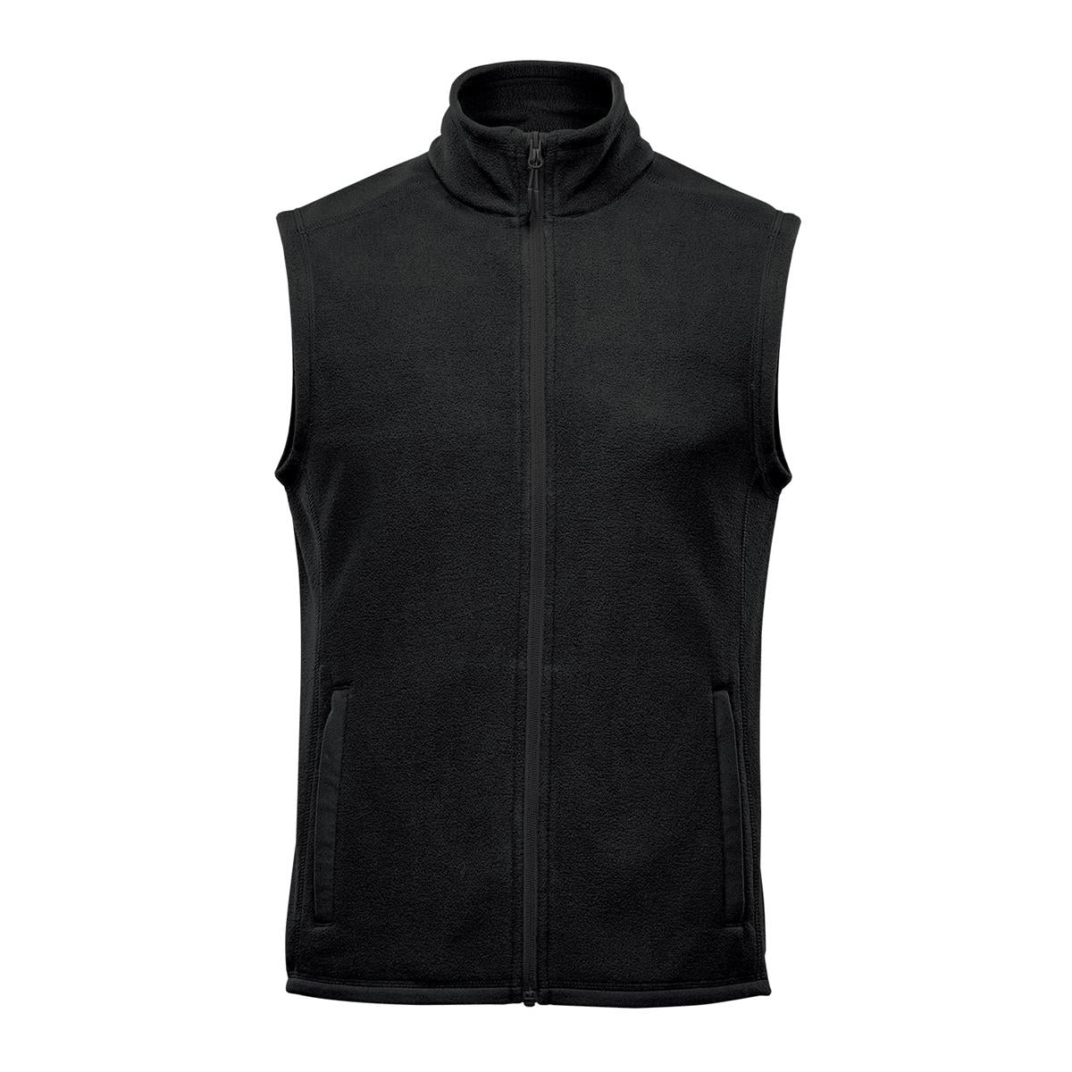 Men's Montauk Fleece Vest - Black - Front