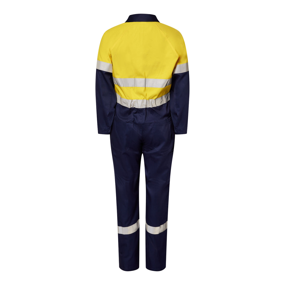 Light Weight Hi Vis Cotton Drill Reflective Coverall - view
