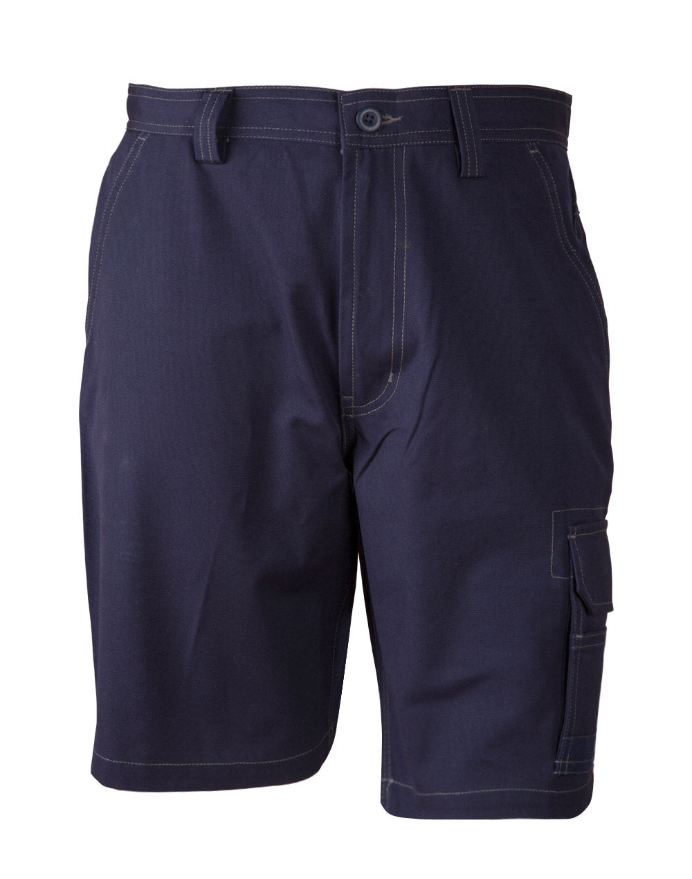Light Weight Semi-Fitted Cordura Work Shorts - WP21 - Navy