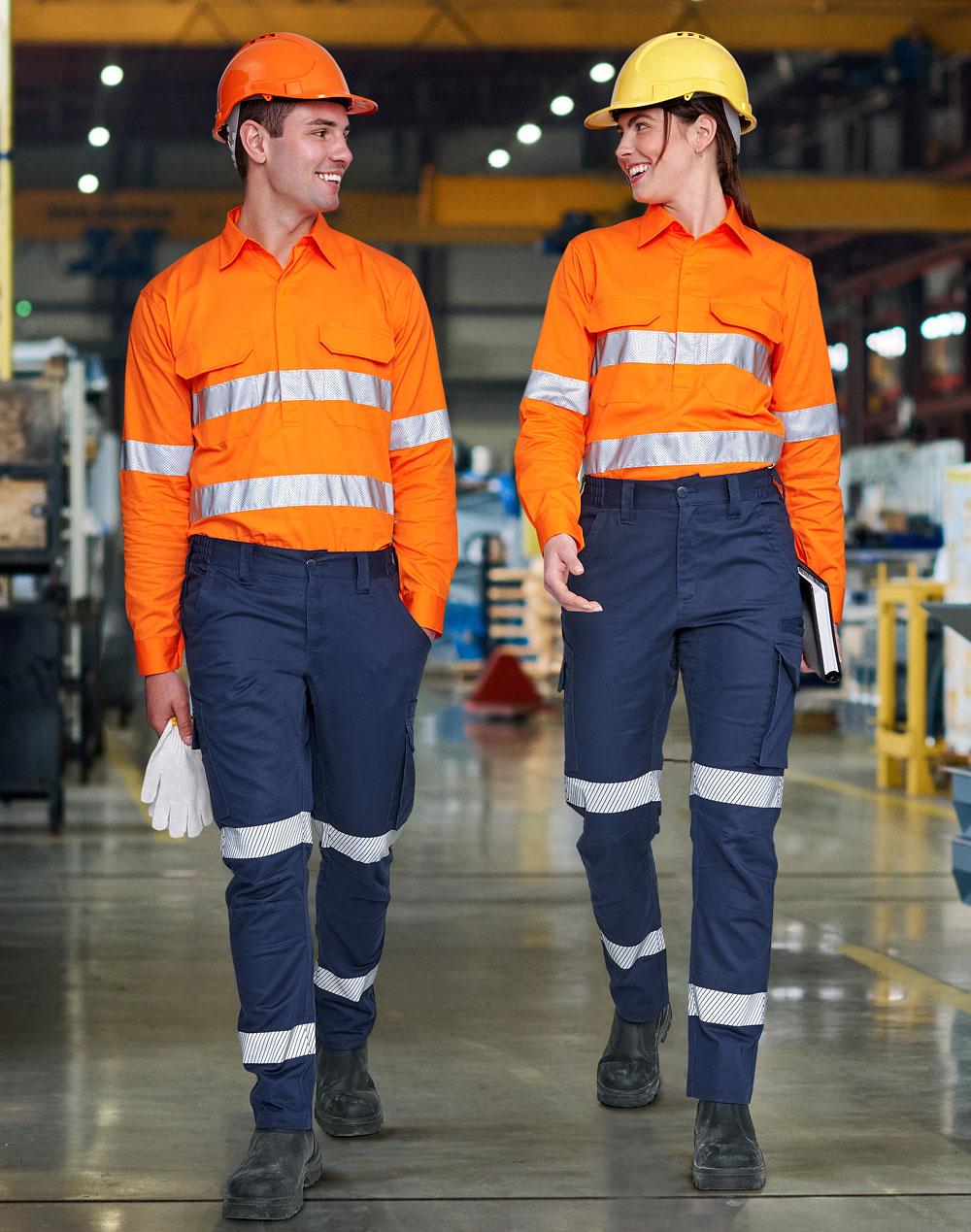 Aiw Unisex Cotton Stretch Ripstop Segmented Work Pants WP26HV