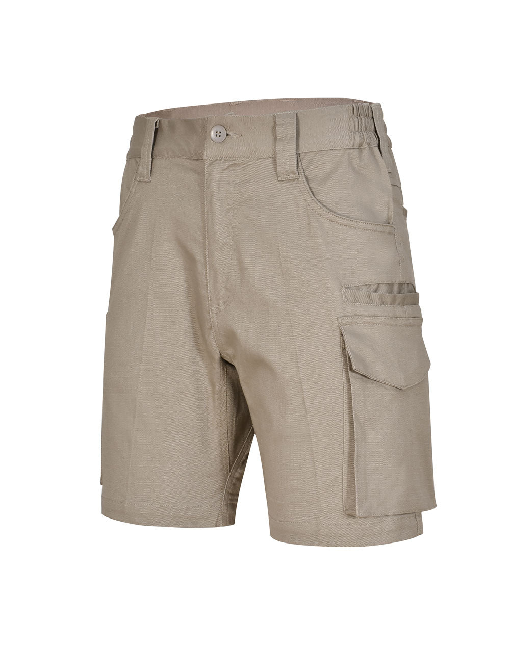 Unisex Cotton Stretch Ripstop Work Shorts - WP27 - Sand