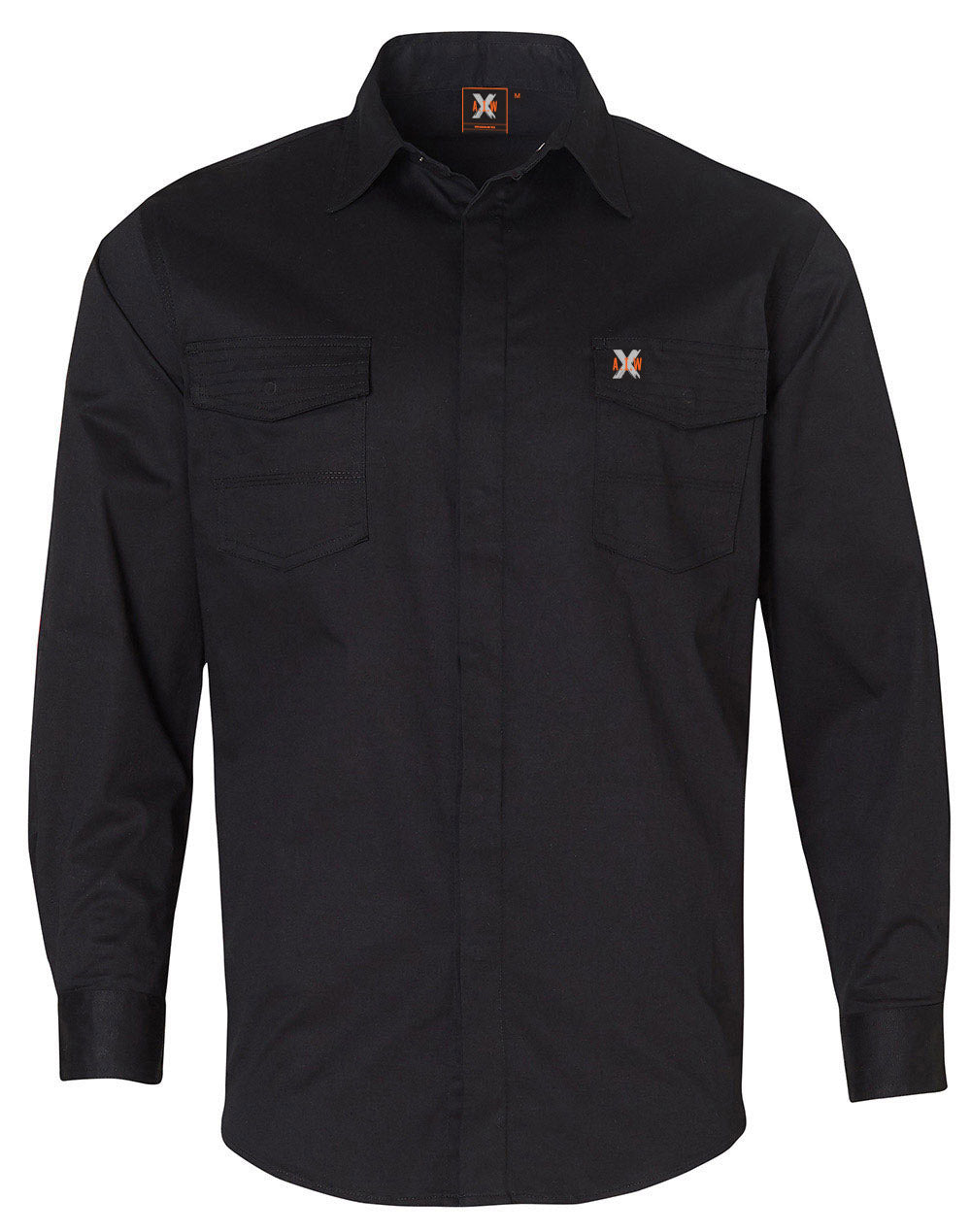 AIWX Workwear L/S Shirt - WT10 - Black