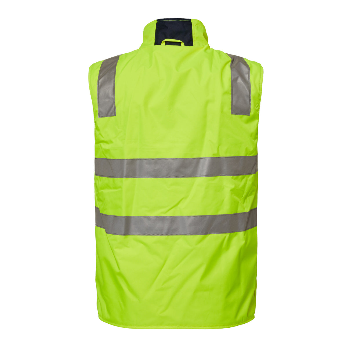 Hi Vis Reversible Fleece Reflective Vest - Back