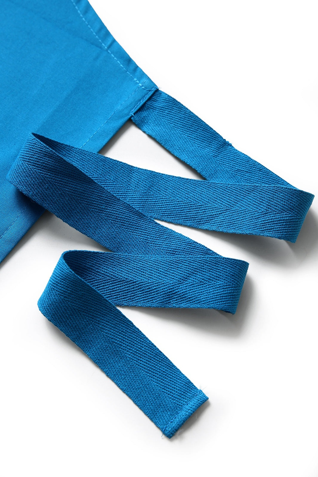 Full-bib Apron - 100% cotton canvas apron - Azure - View