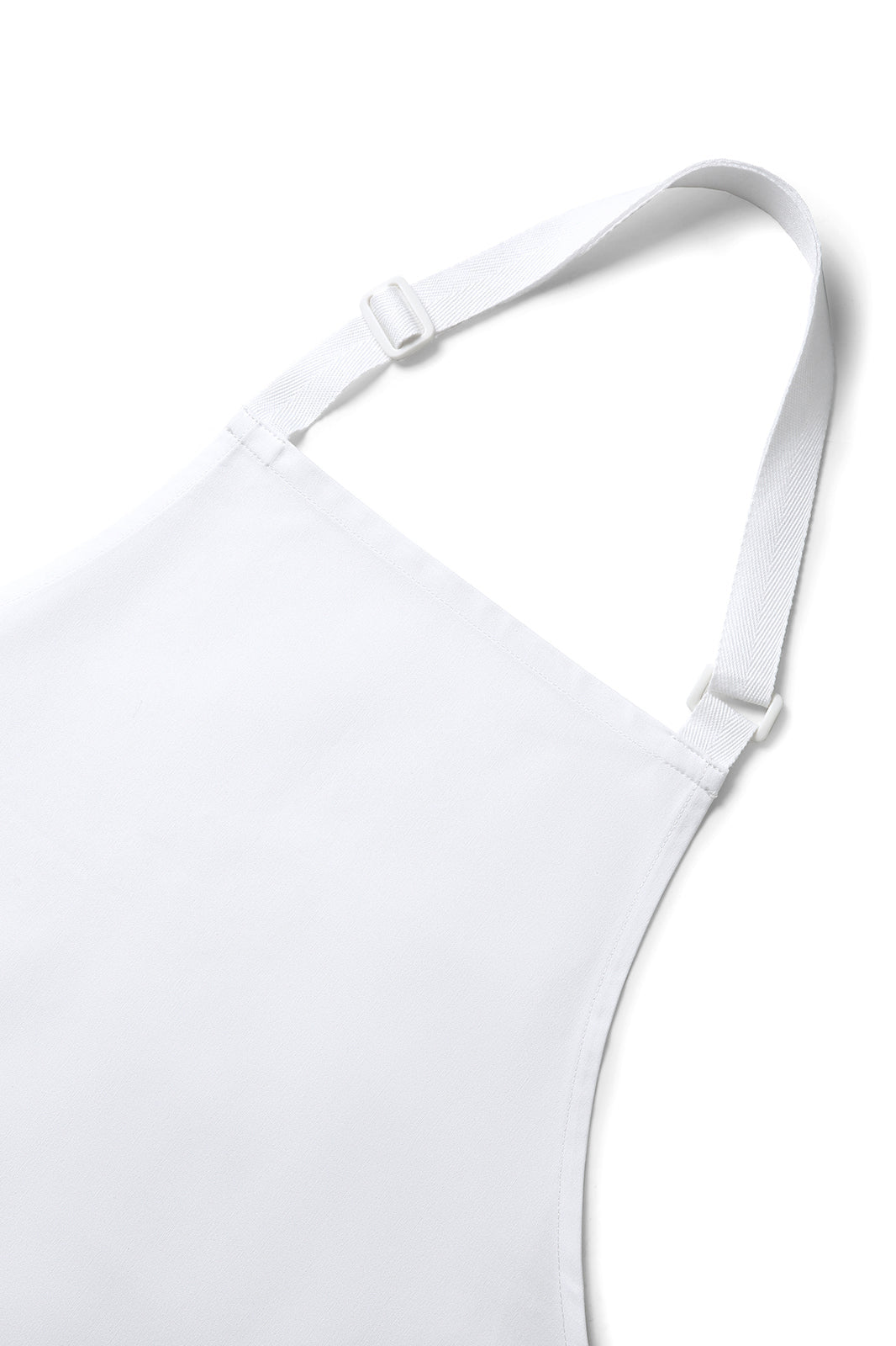 Full-bib Apron - 100% cotton canvas apron - White - View