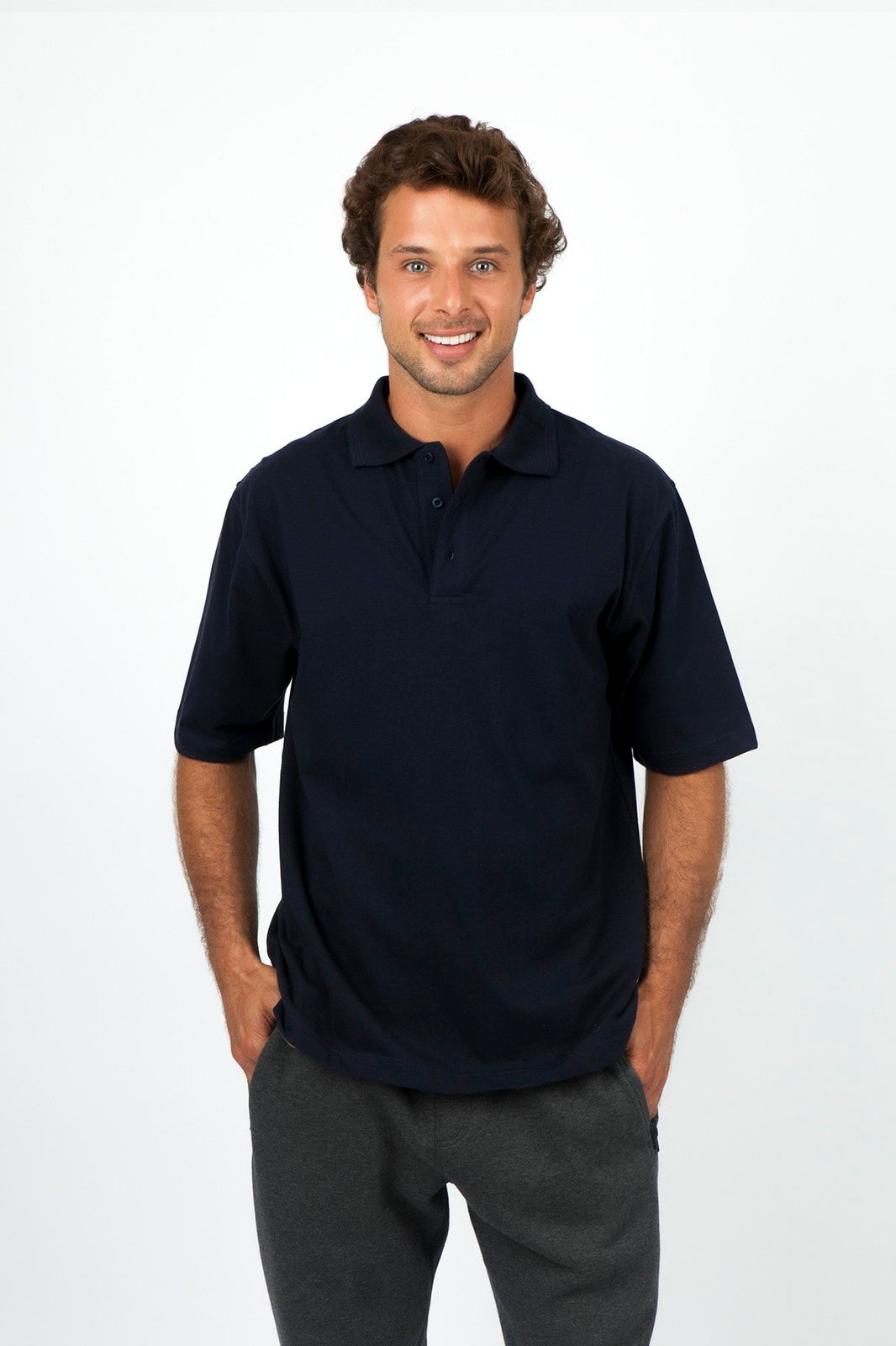 Men's 100% Cotton Jersey Polo 2