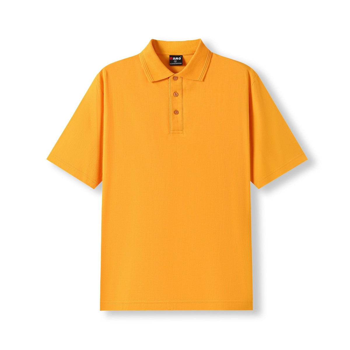 Men's 100% Cotton Jersey Polo - Gold
