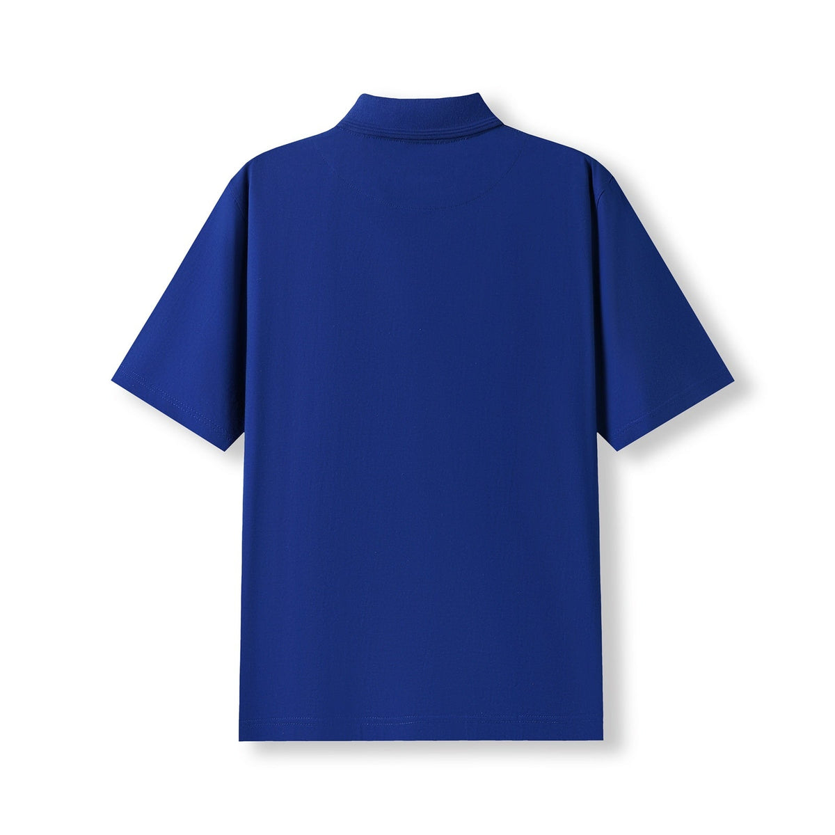 Men's 100% Cotton Jersey Polo - Royal Blue - Back