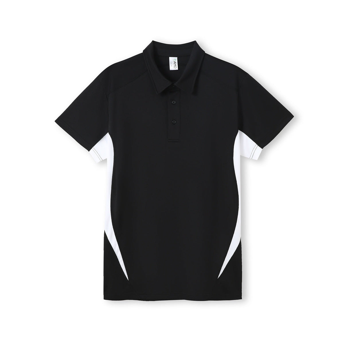 Men's Accelerator Polyester Polo - Black/White
