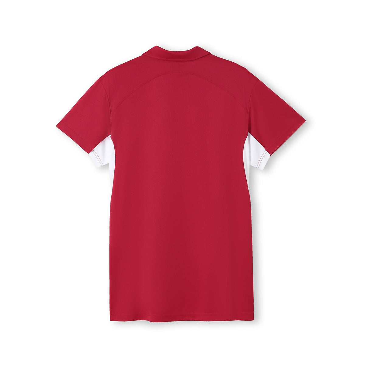 Men's Accelerator Polyester Polo - Red/White - Back