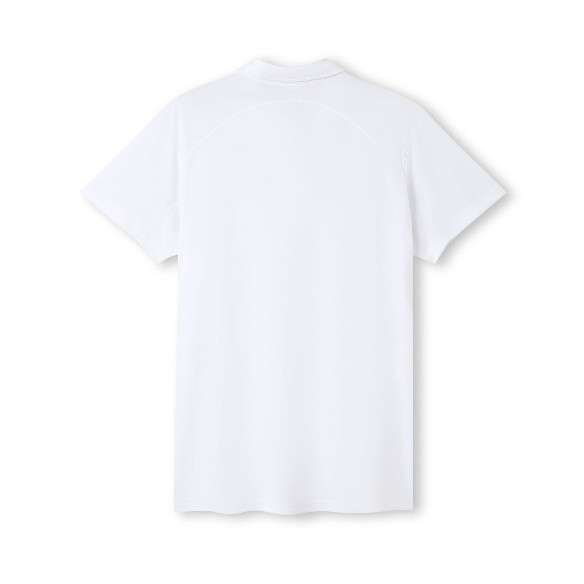 Men's Accelerator Polyester Polo - White/White - Back