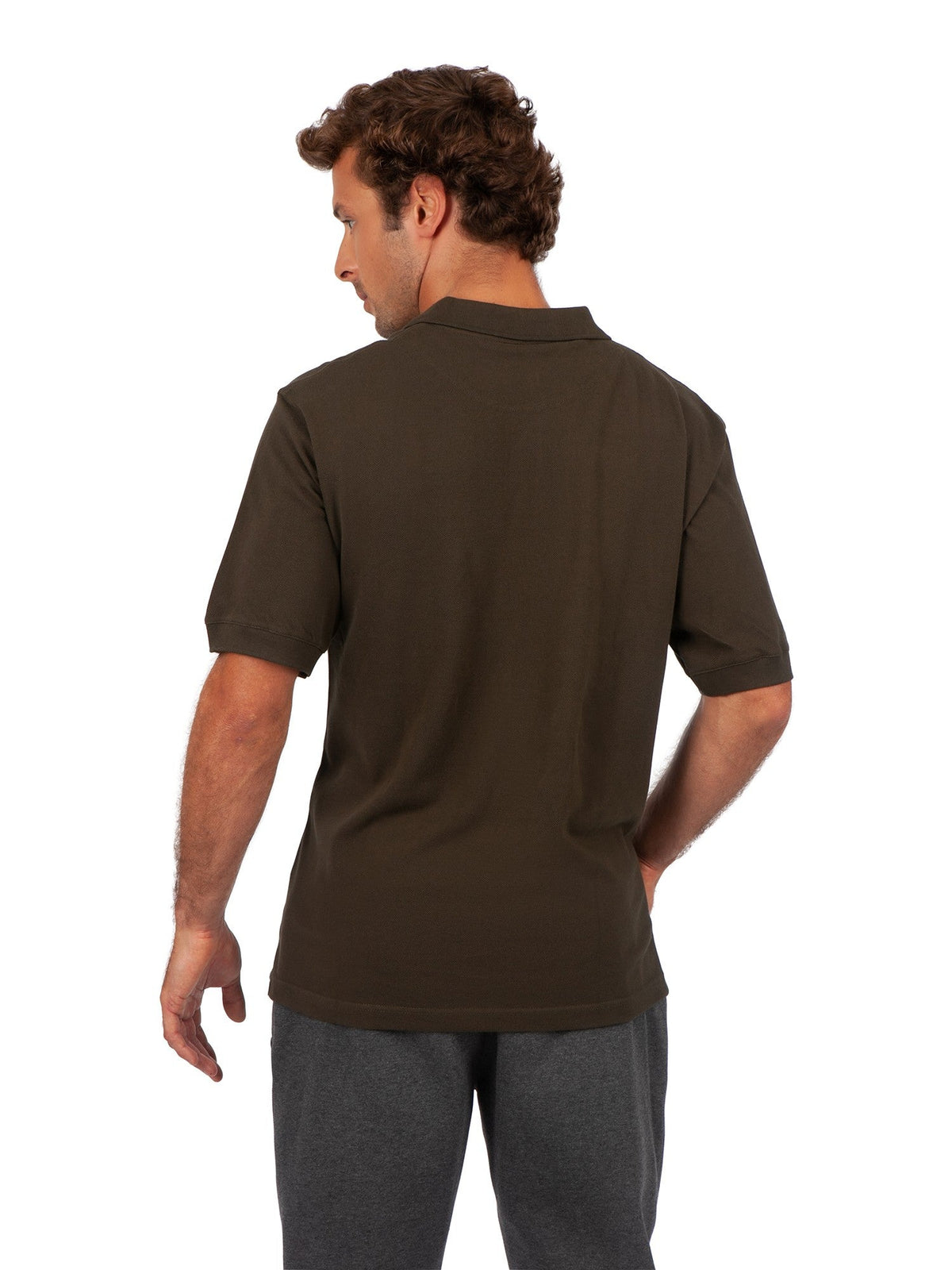 Men's Cotton Pigment Dyed Polo - view