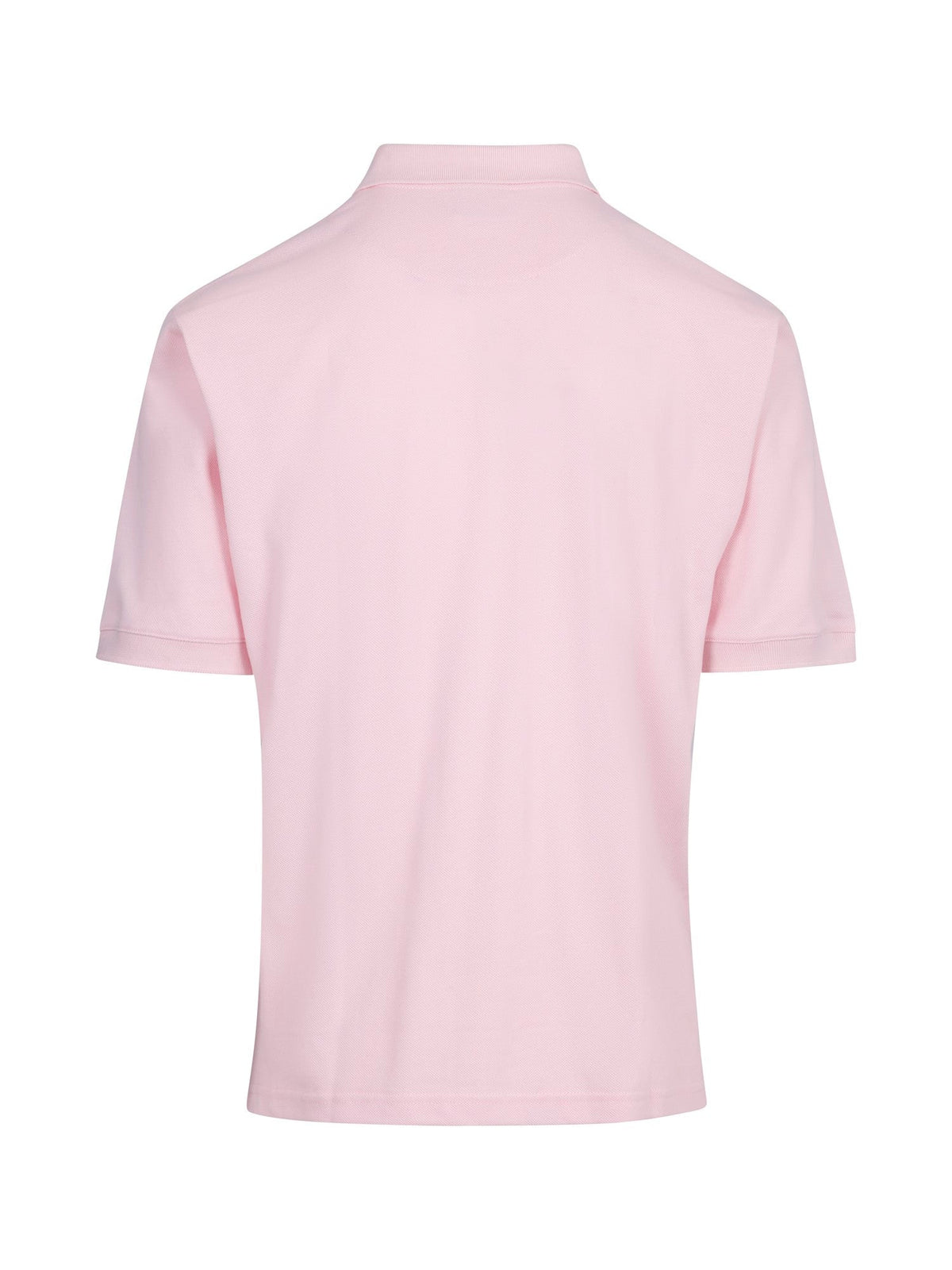Men's Cotton Pigment Dyed Polo - Pink - Back
