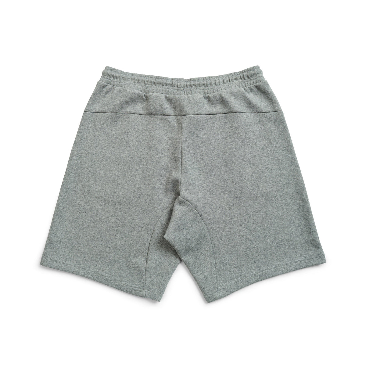 Mens' Cotton Sandwich Shorts - Grey Marl - Back