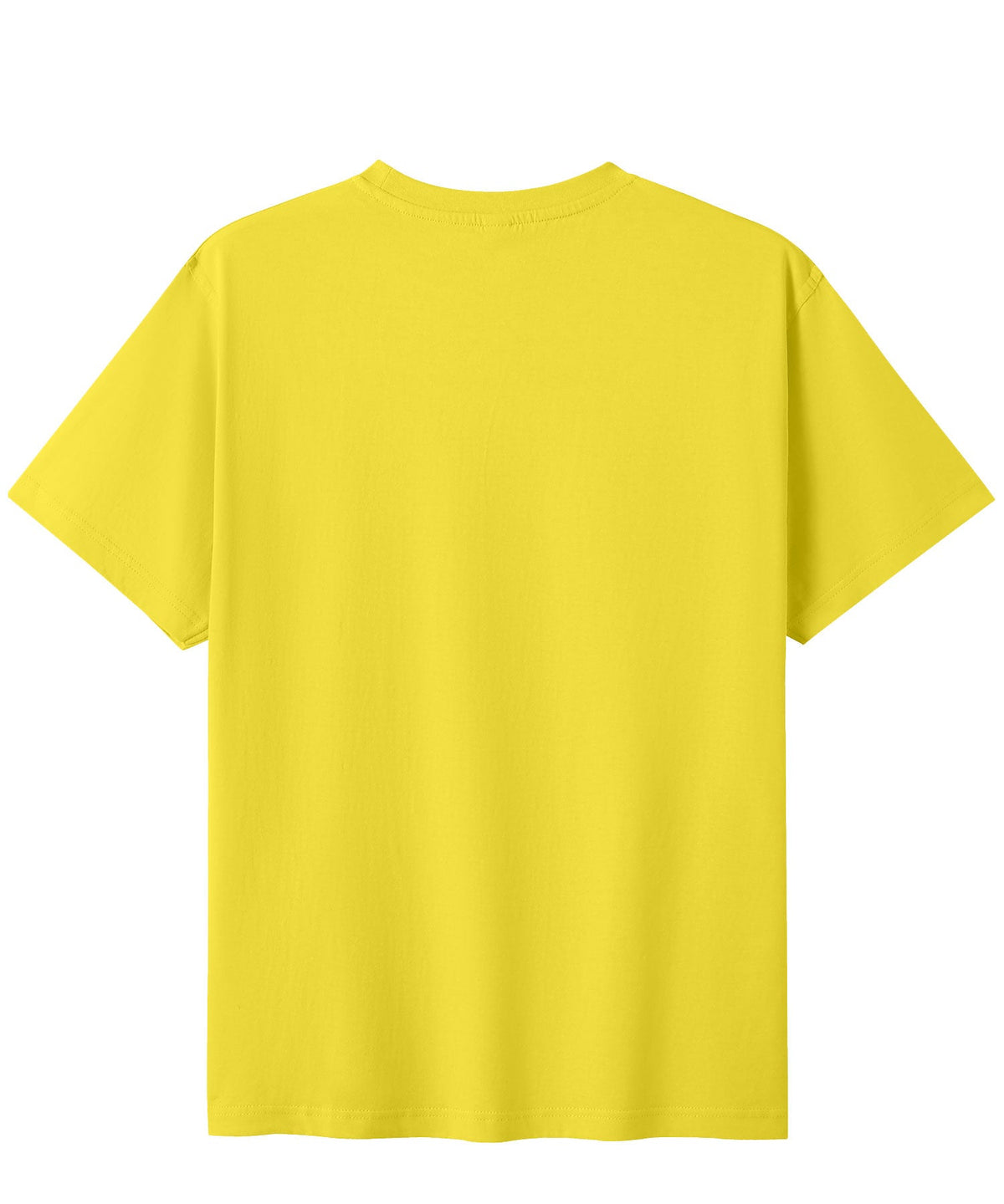 Men's / Unisex Modern Fit Tee - Yellow - Back