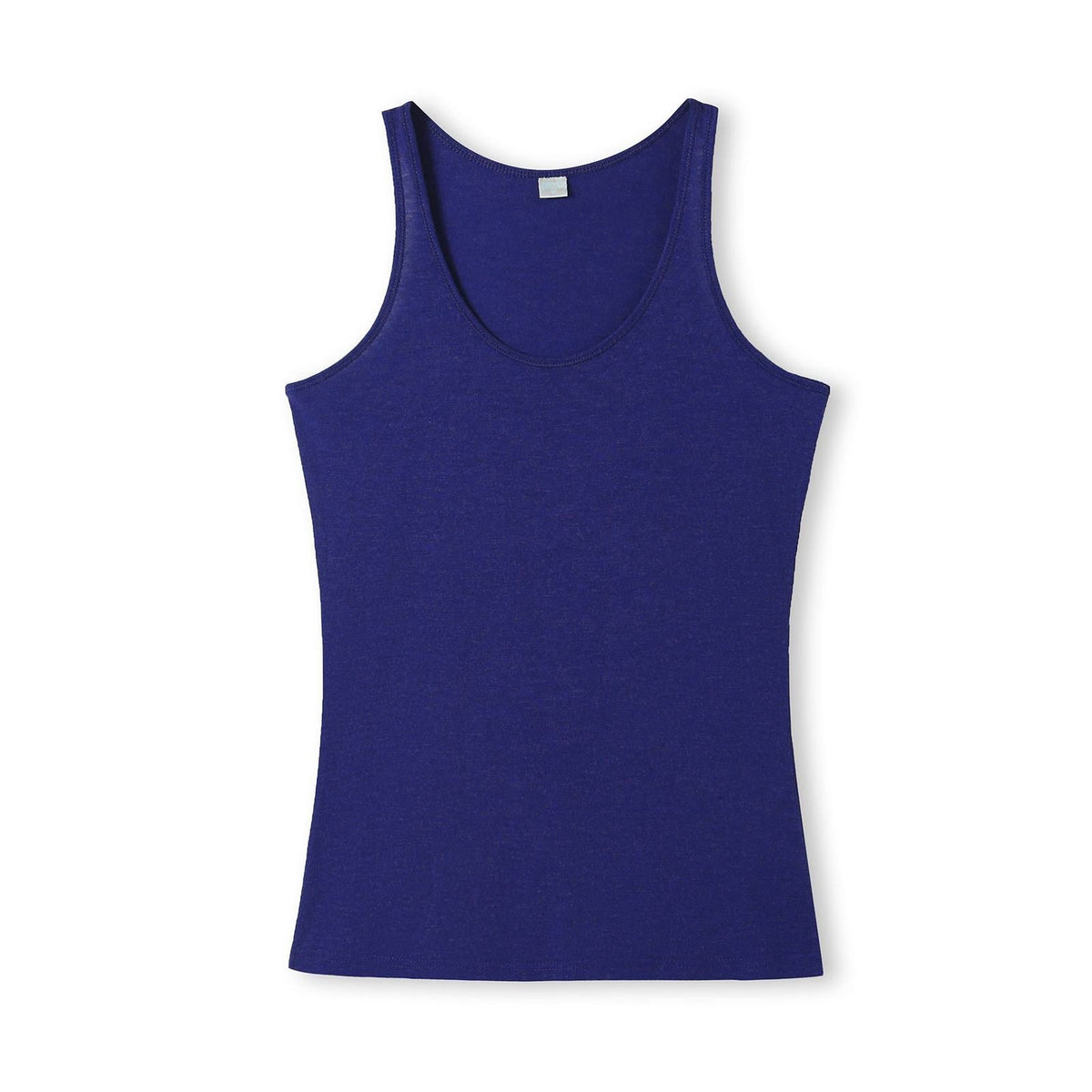 Womens American Style Singlet - Royal Marl - Front