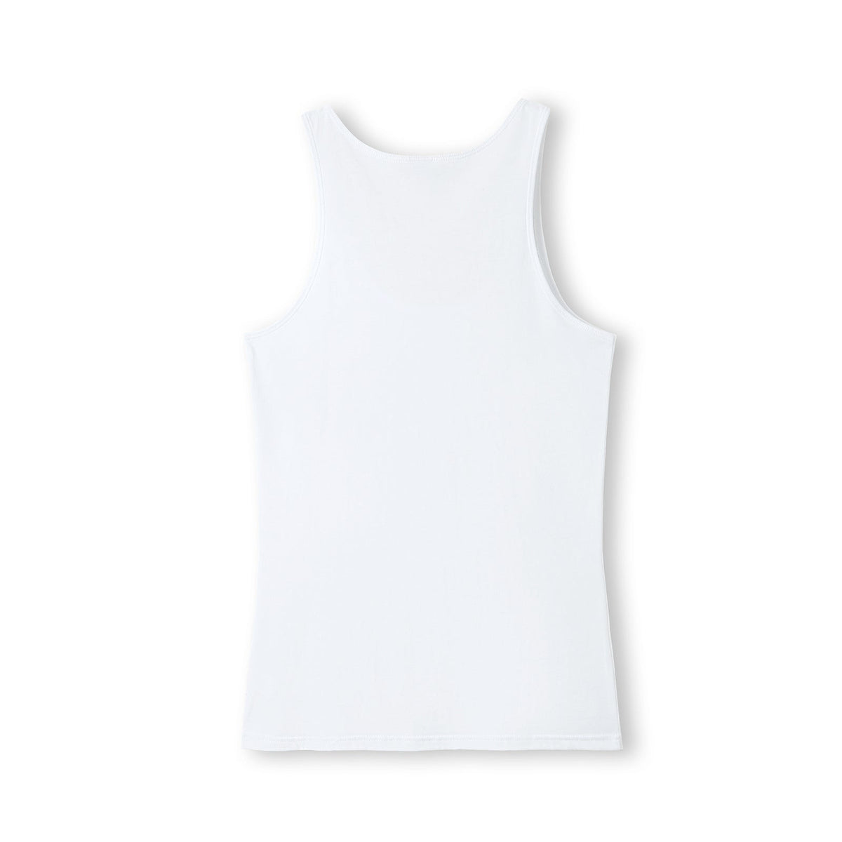 Womens American Style Singlet - White - Back
